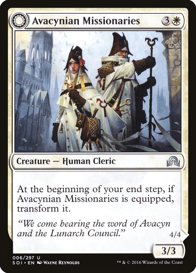 Avacynian Missionaries // Lunarch Inquisitors [Shadows over Innistrad] - Evolution TCG