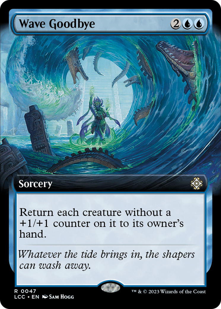 Wave Goodbye (Extended Art) [The Lost Caverns of Ixalan Commander] - Evolution TCG