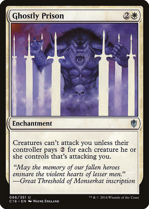 Ghostly Prison [Commander 2016] - Evolution TCG