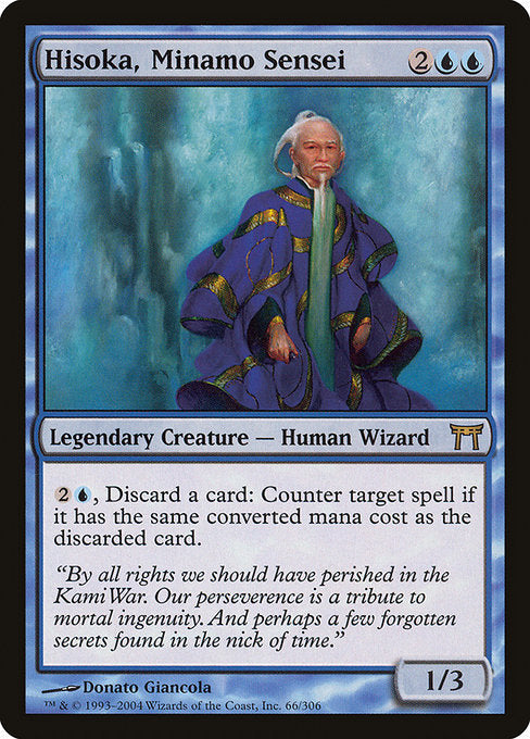 Hisoka, Minamo Sensei [Champions of Kamigawa] - Evolution TCG