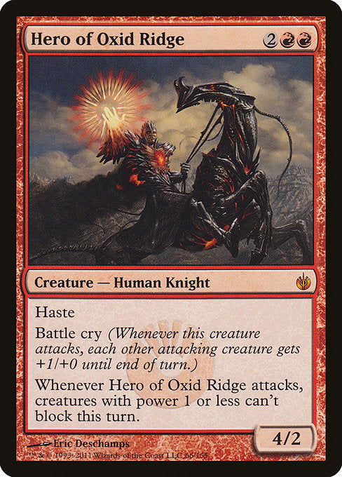 Hero of Oxid Ridge [Mirrodin Besieged] - Evolution TCG