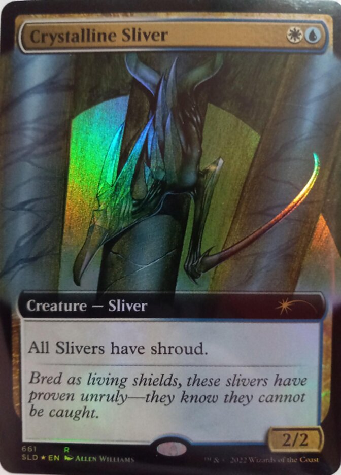 Crystalline Sliver (Extended Art) [Secret Lair Drop Promos] - Evolution TCG