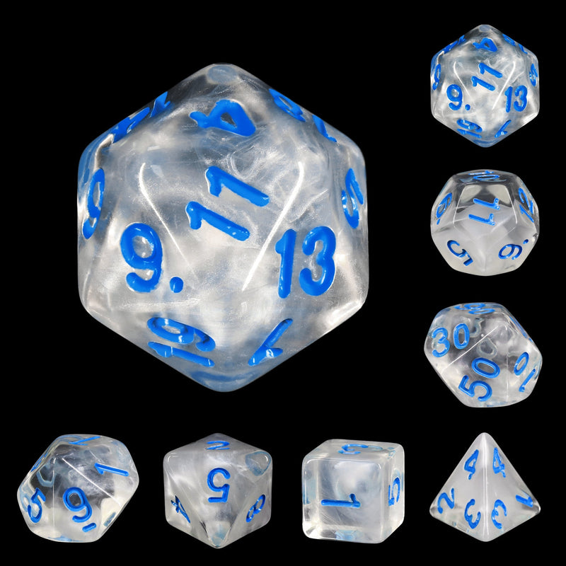 A&H Dice: Winter's Waltz - Poly 7 Die Set - Evolution TCG