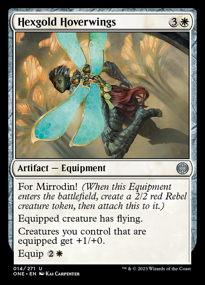 Hexgold Hoverwings [Phyrexia: All Will Be One] - Evolution TCG