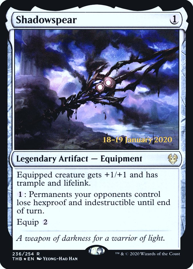 Shadowspear [Theros Beyond Death Prerelease Promos] - Evolution TCG