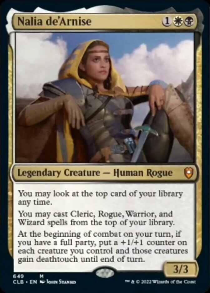 Nalia de'Arnise [Commander Legends: Battle for Baldur's Gate] - Evolution TCG