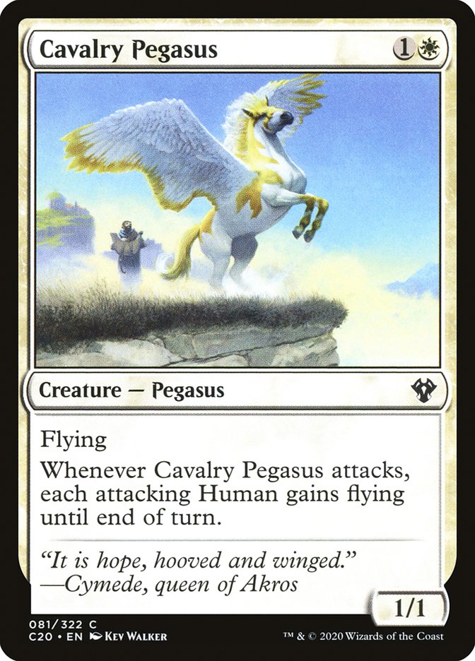 Cavalry Pegasus [Commander 2020] - Evolution TCG
