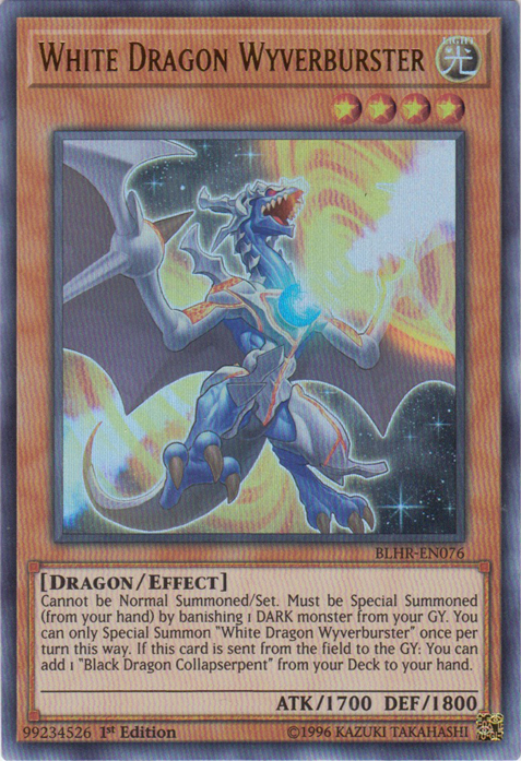 White Dragon Wyverburster [BLHR-EN076] Ultra Rare - Evolution TCG
