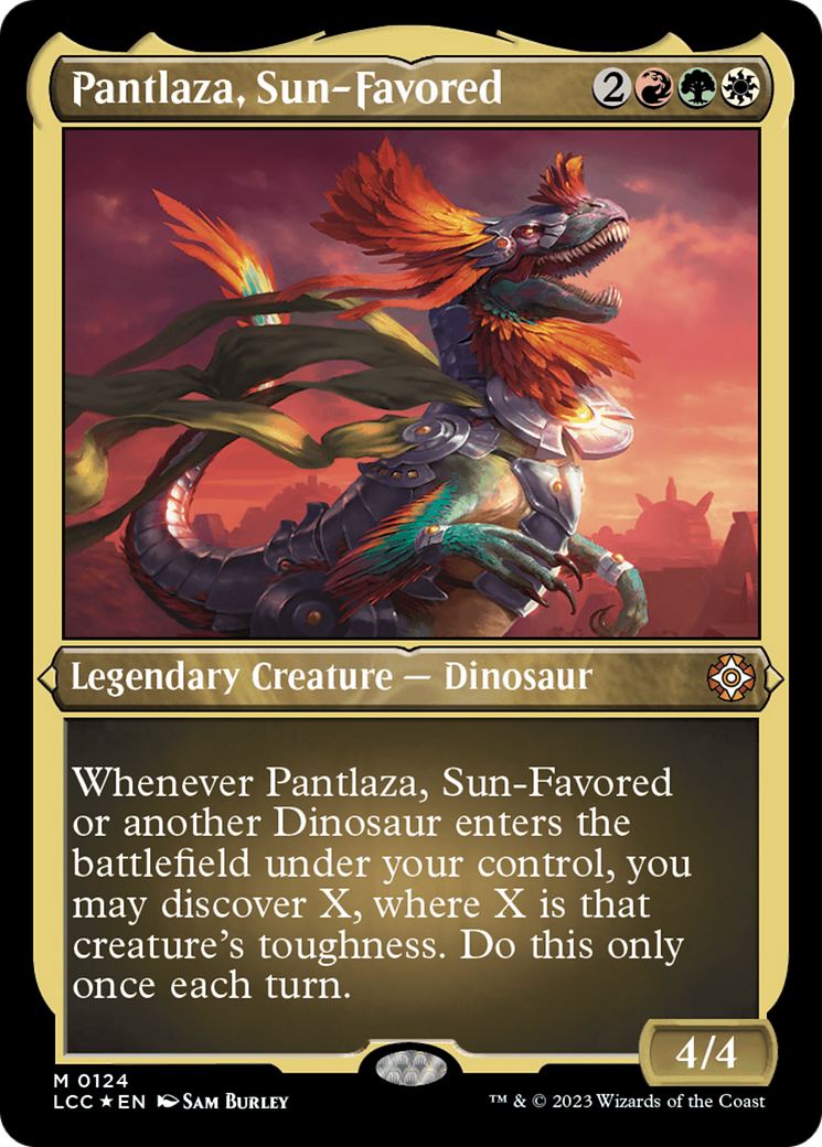 Pantlaza, Sun-Favored (Display Commander) [The Lost Caverns of Ixalan Commander] - Evolution TCG