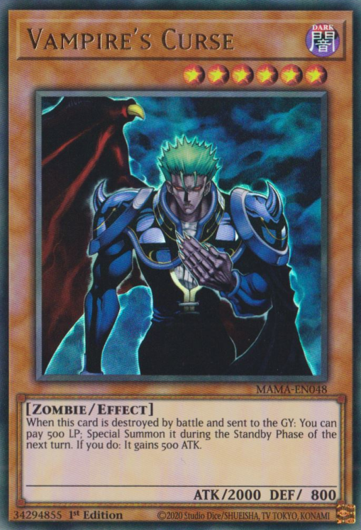 Vampire's Curse [MAMA-EN048] Ultra Rare - Evolution TCG
