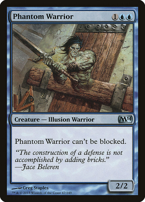 Phantom Warrior [Magic 2014] - Evolution TCG