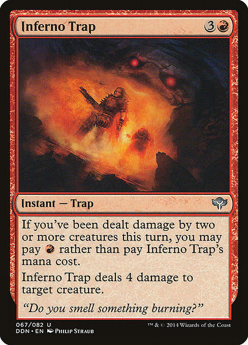 Inferno Trap [Duel Decks: Speed vs. Cunning] - Evolution TCG