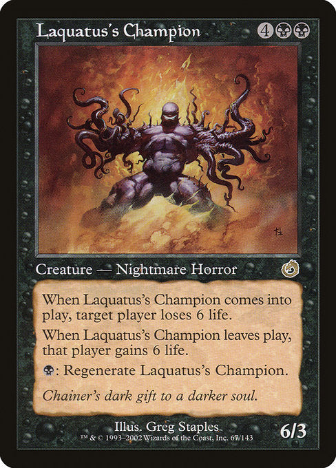 Laquatus's Champion [Torment] - Evolution TCG