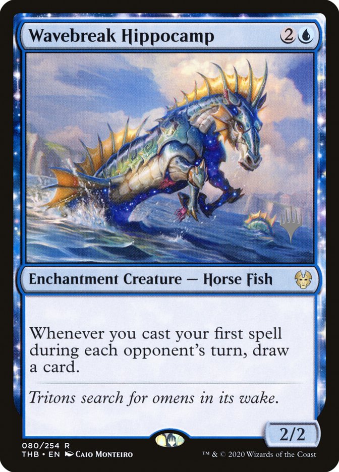 Wavebreak Hippocamp (Promo Pack) [Theros Beyond Death Promos] - Evolution TCG