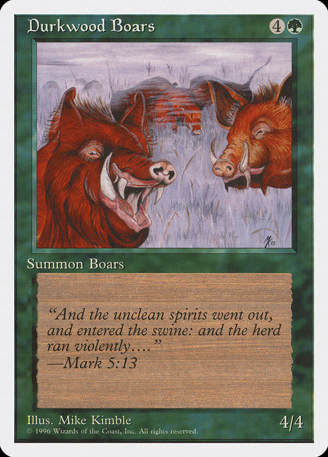 Durkwood Boars [Introductory Two-Player Set] - Evolution TCG