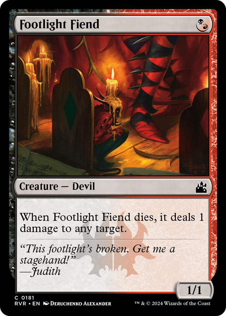 Footlight Fiend [Ravnica Remastered] - Evolution TCG