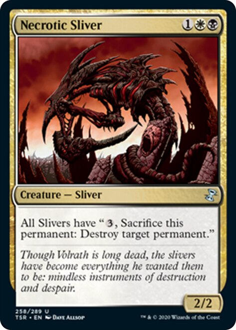 Necrotic Sliver [Time Spiral Remastered] - Evolution TCG