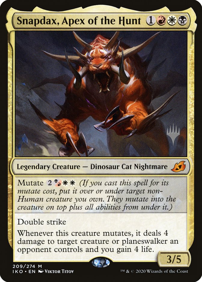 Snapdax, Apex of the Hunt (Promo Pack) [Ikoria: Lair of Behemoths Promos] - Evolution TCG