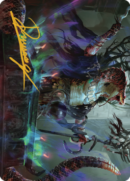 Sivriss, Nightmare Speaker Art Card (32) (Gold-Stamped Signature) [Commander Legends: Battle for Baldur's Gate Art Series] - Evolution TCG