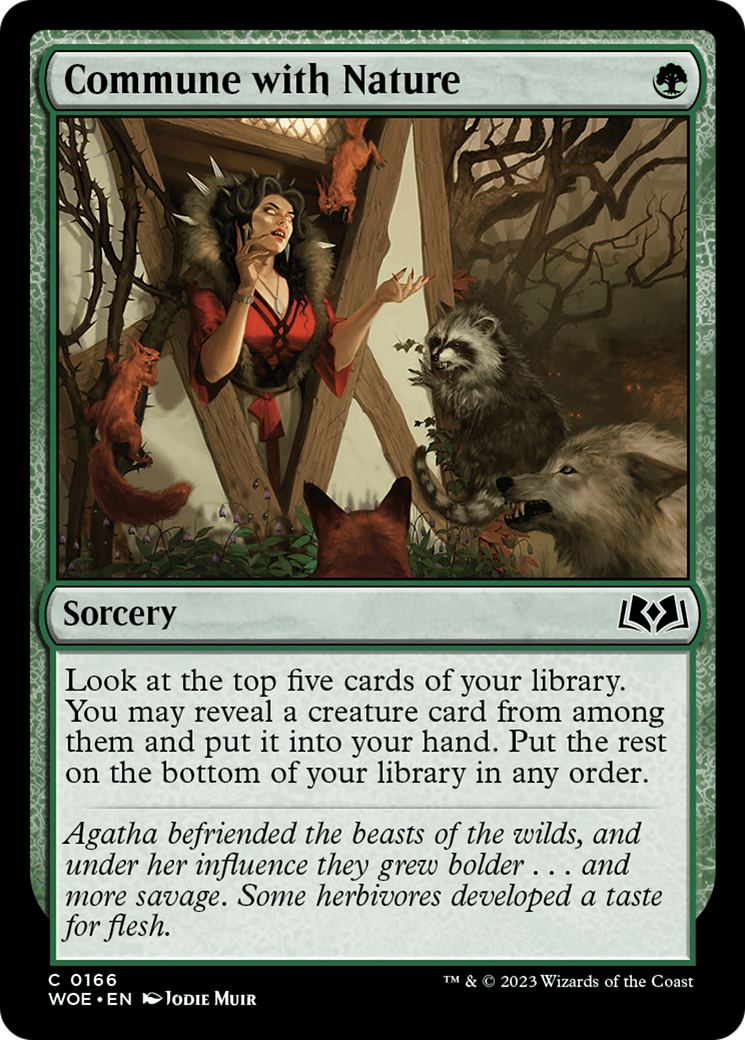 Commune with Nature [Wilds of Eldraine] - Evolution TCG