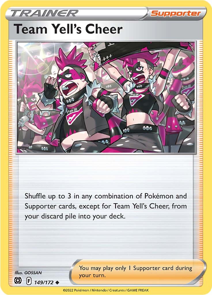 Team Yell's Cheer (149/172) [Sword & Shield: Brilliant Stars] - Evolution TCG