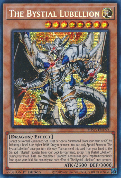 The Bystial Lubellion [MP23-EN160] Prismatic Secret Rare - Evolution TCG