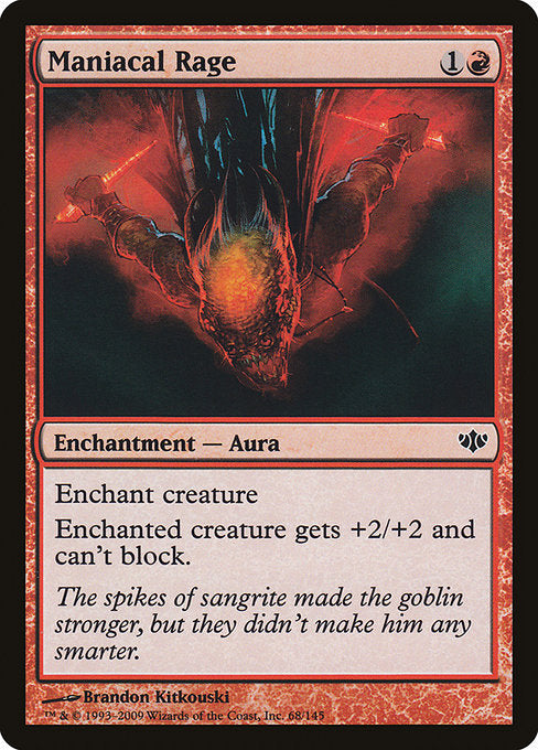 Maniacal Rage [Conflux] - Evolution TCG