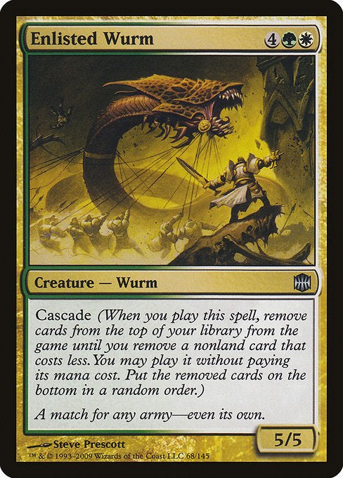 Enlisted Wurm [Alara Reborn] - Evolution TCG