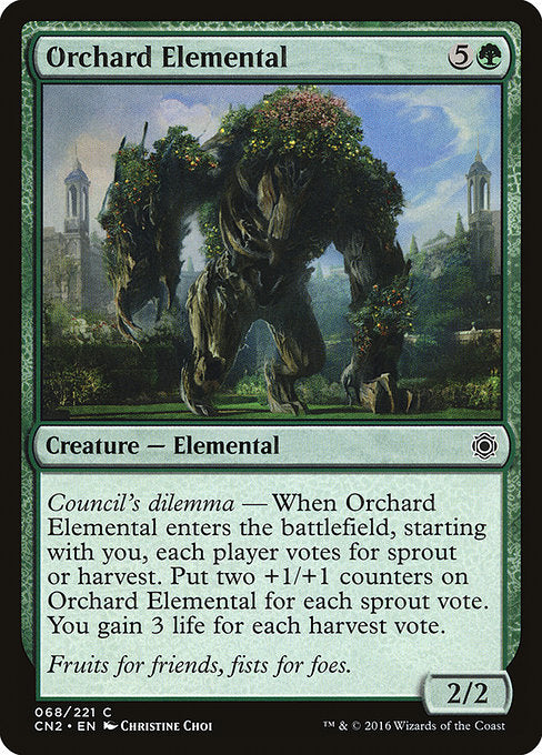 Orchard Elemental [Conspiracy: Take the Crown] - Evolution TCG