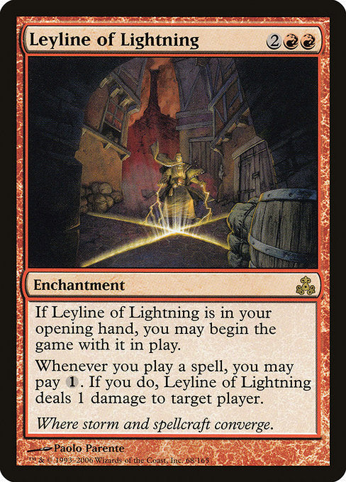 Leyline of Lightning [Guildpact] - Evolution TCG