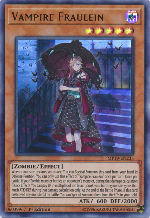 Vampire Fraulein [MP19-EN235] Ultra Rare - Evolution TCG
