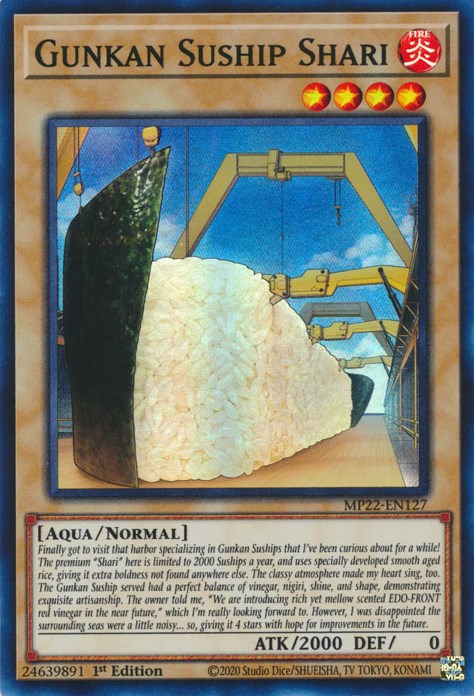 Gunkan Suship Shari [MP22-EN127] Super Rare - Evolution TCG