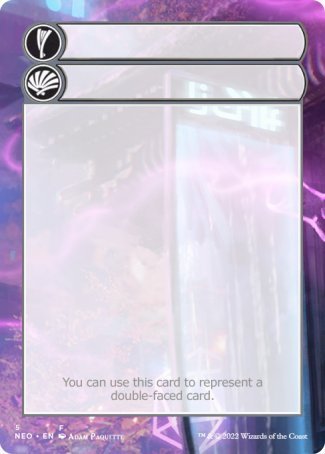 Helper Card (5/9) [Kamigawa: Neon Dynasty Tokens] - Evolution TCG