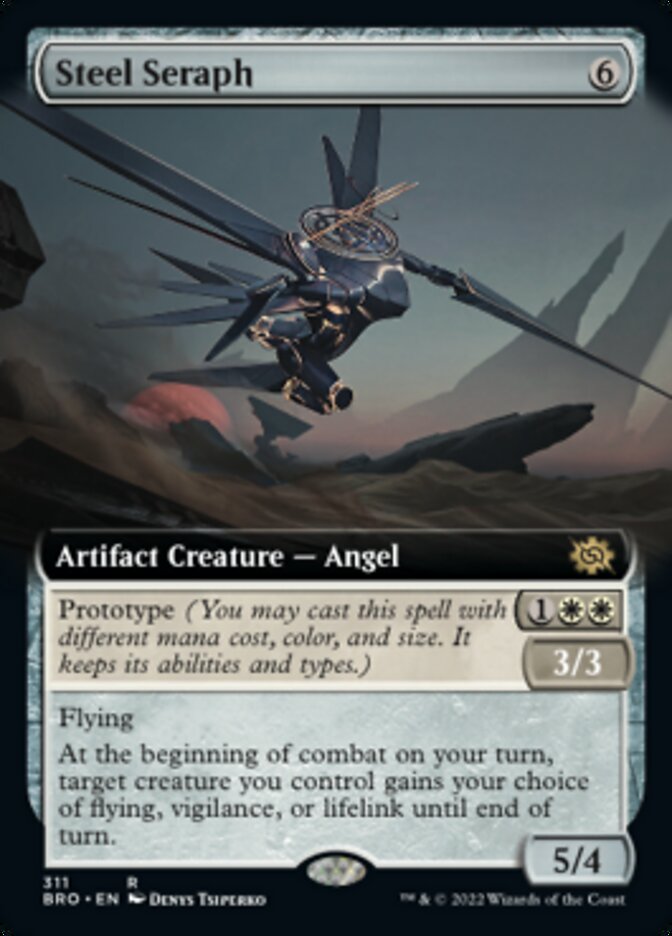 Steel Seraph (Extended Art) [The Brothers' War] - Evolution TCG