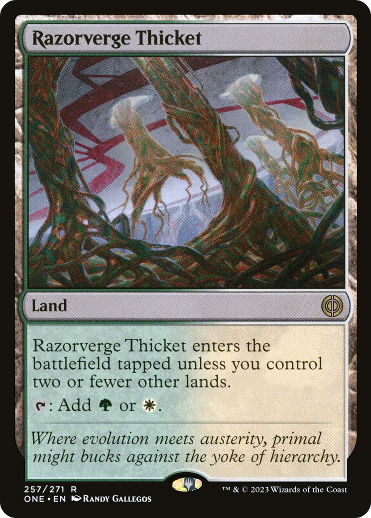 Razorverge Thicket [Phyrexia: All Will Be One] - Evolution TCG