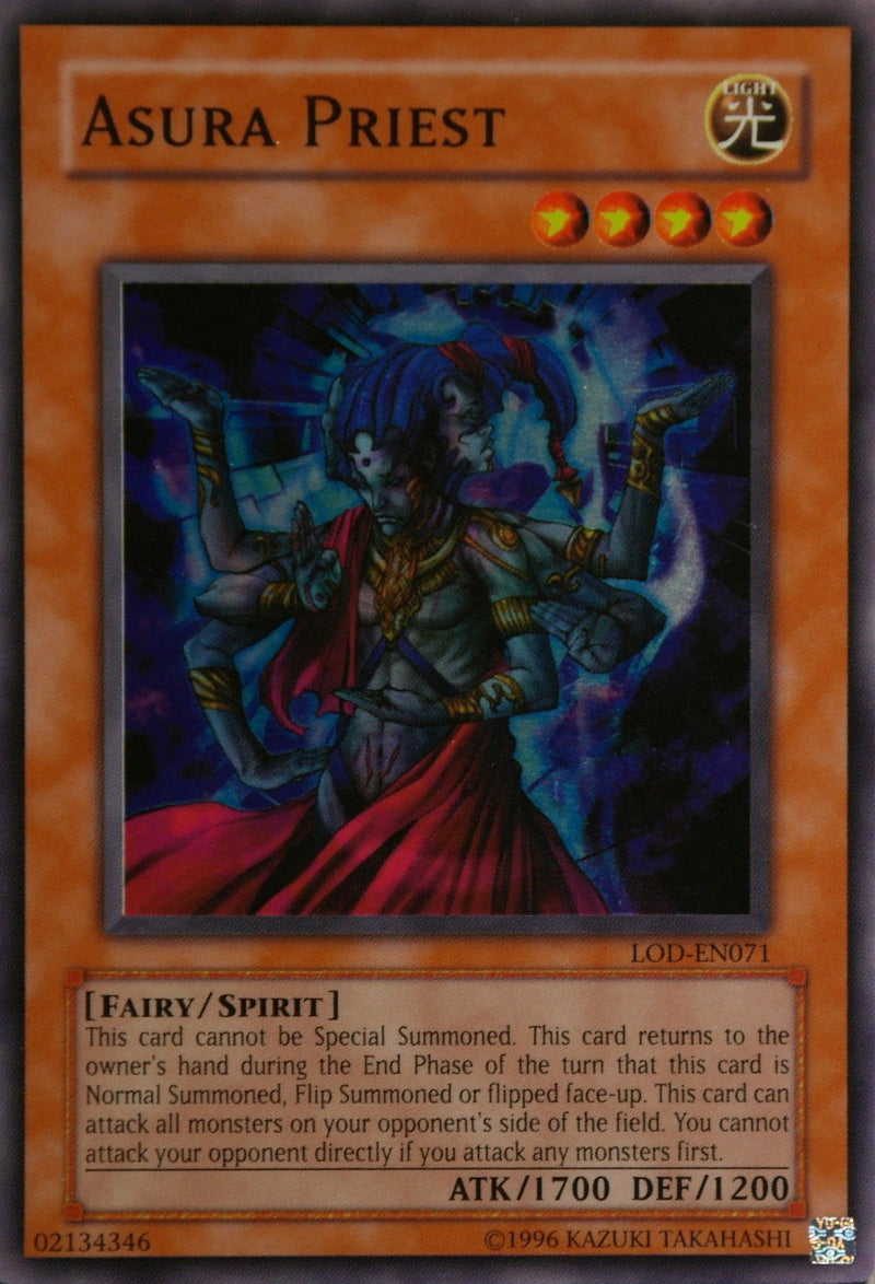 Asura Priest [LOD-EN071] Super Rare - Evolution TCG