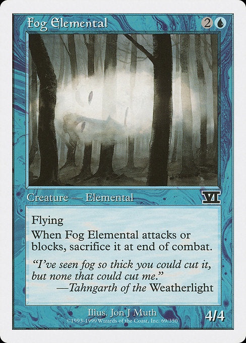 Fog Elemental [Classic Sixth Edition] - Evolution TCG