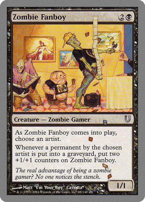 Zombie Fanboy [Unhinged] - Evolution TCG