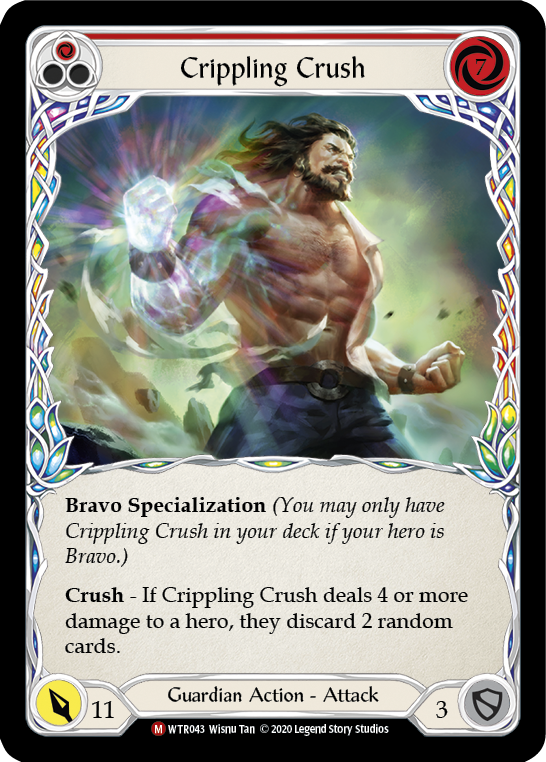 Crippling Crush [U-WTR043] (Welcome to Rathe Unlimited)  Unlimited Normal - Evolution TCG