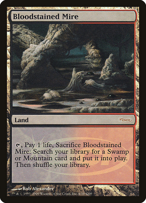 Bloodstained Mire [Judge Gift Cards 2009] - Evolution TCG