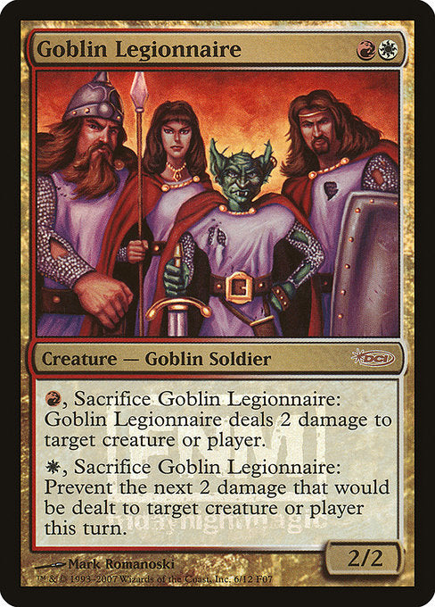 Goblin Legionnaire [Friday Night Magic 2007] - Evolution TCG