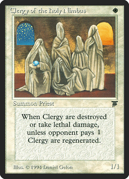 Clergy of the Holy Nimbus [Legends] - Evolution TCG