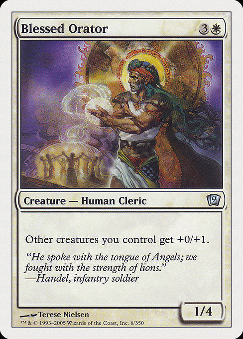 Blessed Orator [Ninth Edition] - Evolution TCG