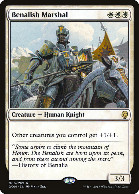 Benalish Marshal [Dominaria] - Evolution TCG