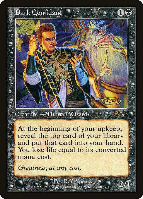 Dark Confidant [Judge Gift Cards 2011] - Evolution TCG