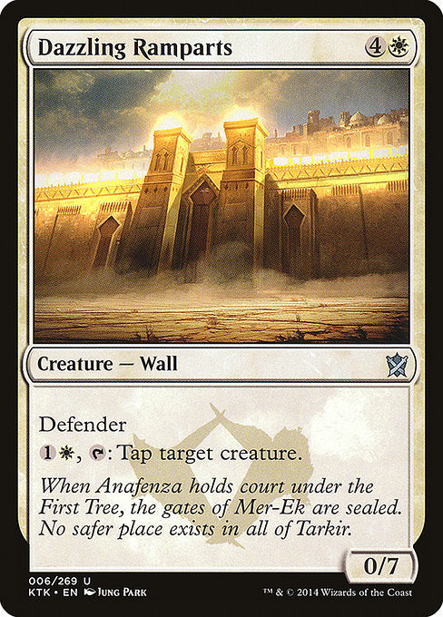 Dazzling Ramparts [Khans of Tarkir] - Evolution TCG