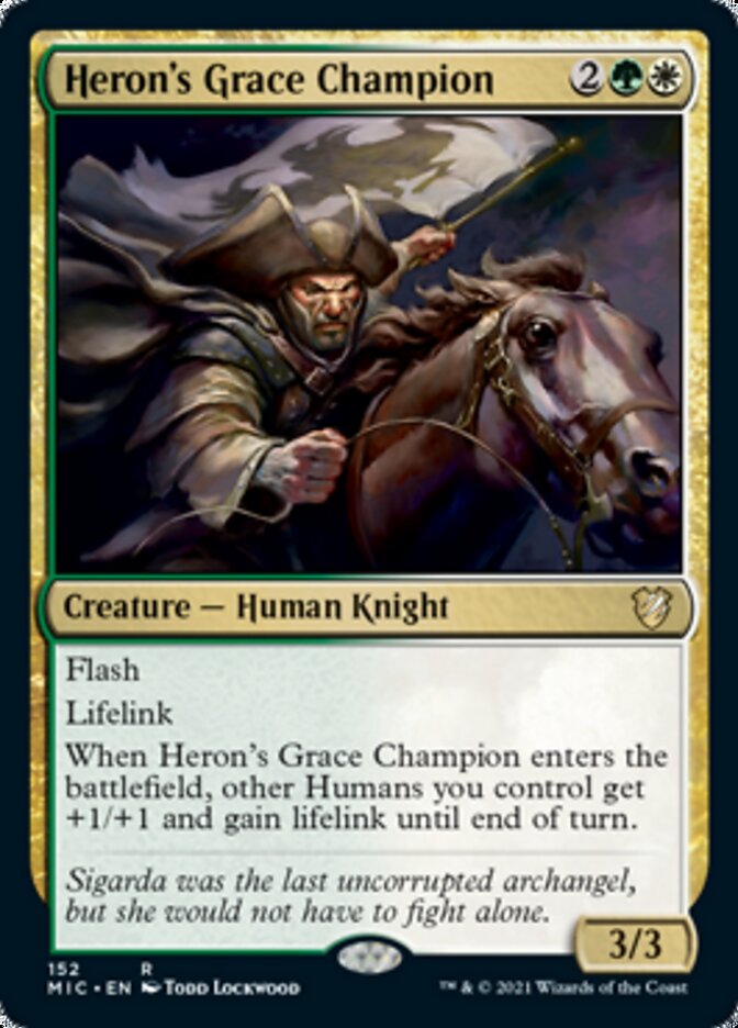 Heron's Grace Champion [Innistrad: Midnight Hunt Commander] - Evolution TCG