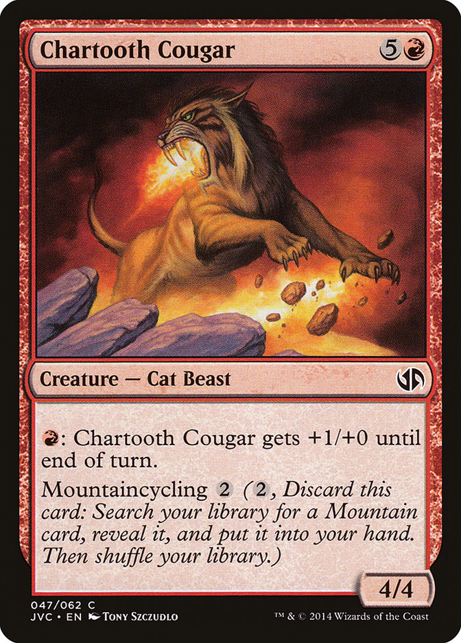 Chartooth Cougar [Duel Decks Anthology] - Evolution TCG