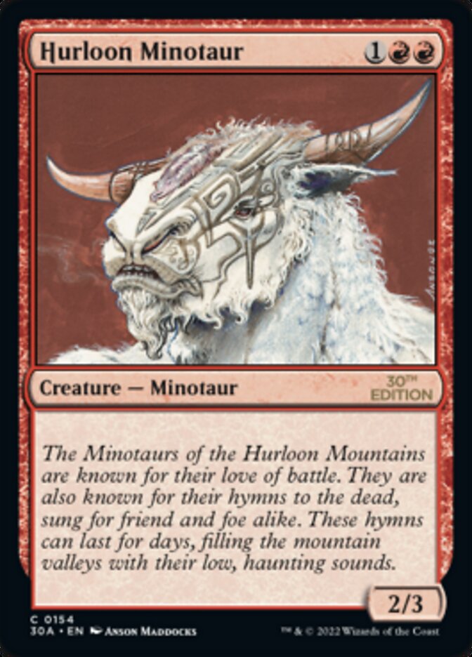 Hurloon Minotaur [30th Anniversary Edition] - Evolution TCG