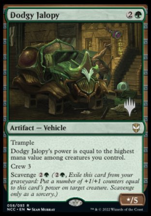 Dodgy Jalopy (Promo Pack) [Streets of New Capenna Commander Promos] - Evolution TCG